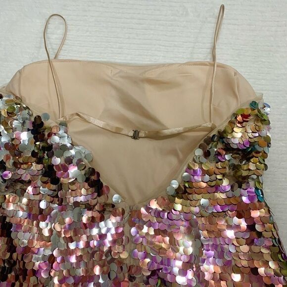 Aidan Mattox Sequin Mini Dress Size 8 - Picture 9 of 16